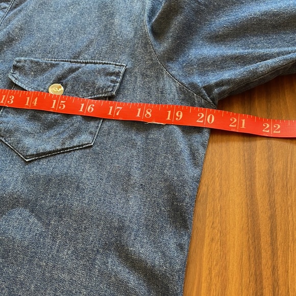 CASEY GRAY denim dress, size medium. 3/4 sleeves can be rolled up. 😍 - Picture 15 of 16